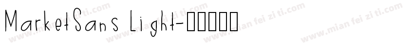MarketSans Light字体转换